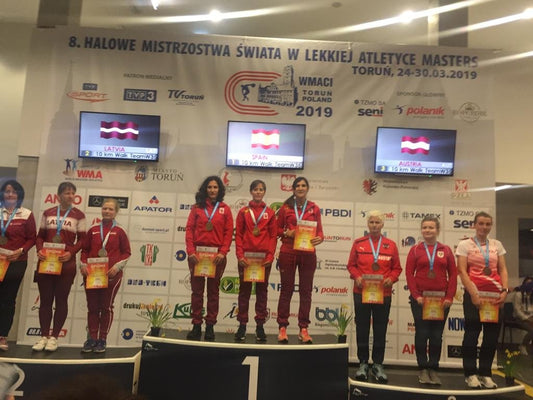 Adela Martínez, ORO por equipos en el mundial en 10 km marcha W35