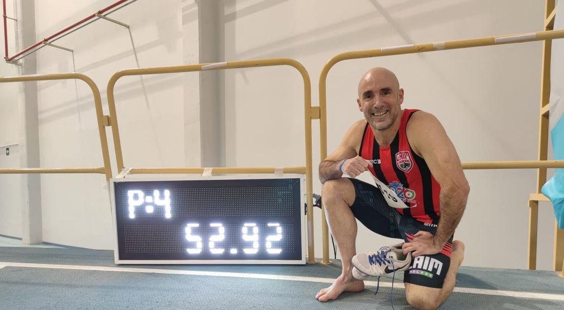 Lopez ANAYA record de españa m50 en 400m.