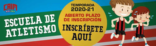 Abierto plazo de inscripción Escuela de Atletismo Temporada 2020-21