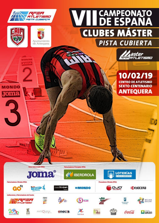El C.A.I.M. organiza el VII Campeonato de España de Clubes Máster en Pista Cubierta