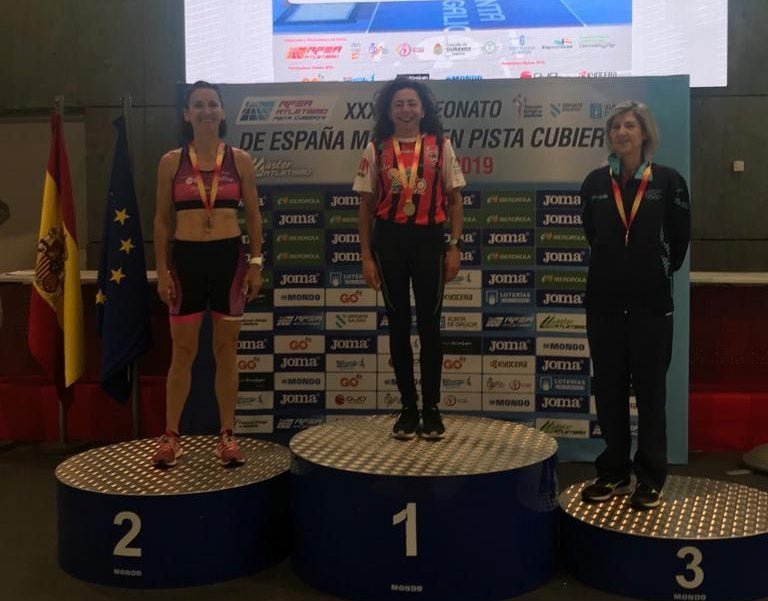 Gran actuación en el Nacional Máster de Pista Cubierta