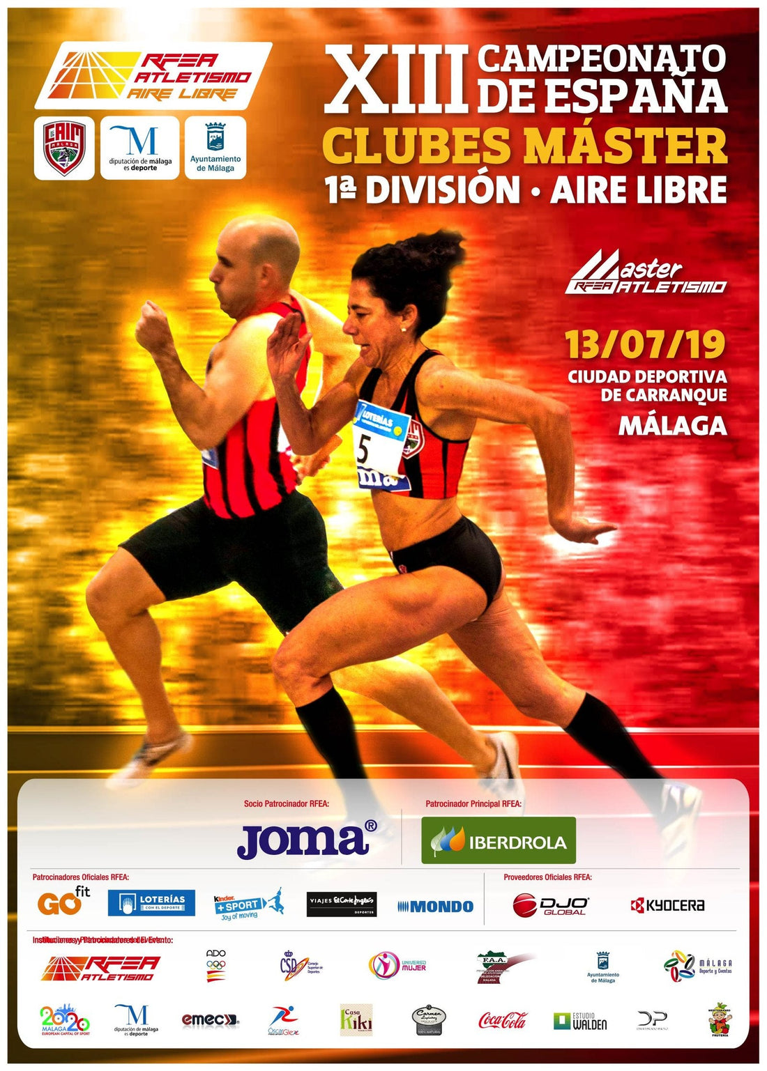 El CAIM organiza el XIII Cto. España Clubes Máster (1ª Div.)
